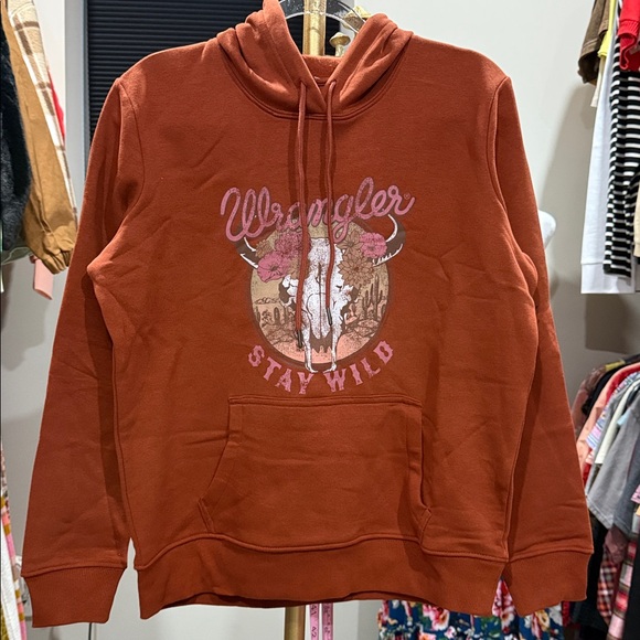 NWT WRANGLER RETRO STAY WILD HOODIE SMALL - Picture 1 of 2